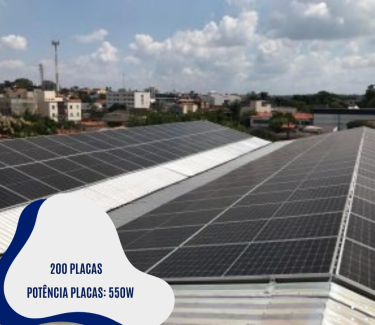 Instalação de placa solar