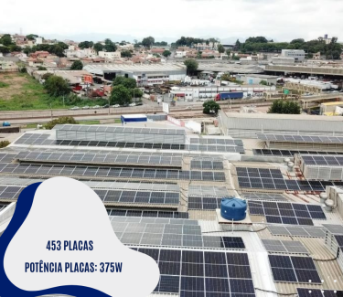Instalação de placa solar
